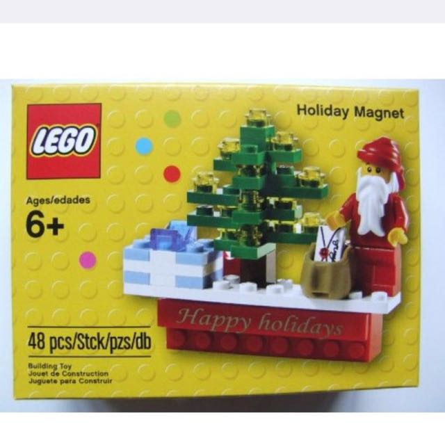 lego christmas magnet