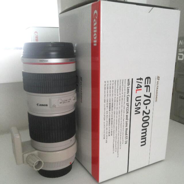 lensa canon ef 70 200mm f 4l usm