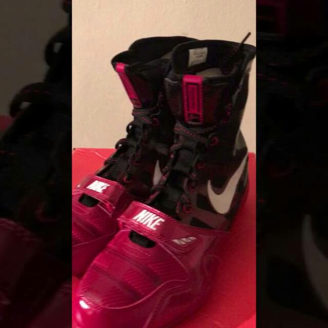 Nike Hyperko Black/red Boxing Boots 