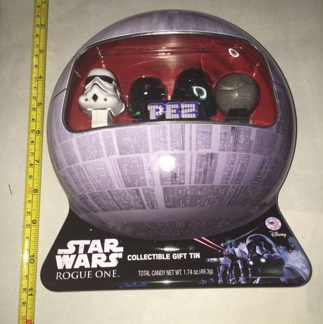 star wars rogue one pez gift tin