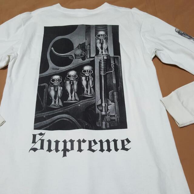 Supreme H.R.Giger Birth Machine L S Tee - Tシャツ