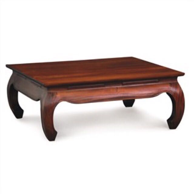 Teak Coffee Table Singapore Modern Coffee Table 4 Drawer Opium Leg Coffee Table New Sale Furniture Tables Chairs On Carousell
