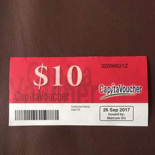 CapitaVoucher $10 x 3 For $25