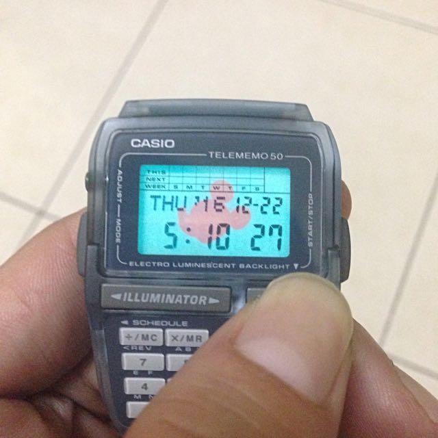 Casio Databank Telememo 50 Mickey Mouse Men s Fashion Watches Accessories Watches on Carousell