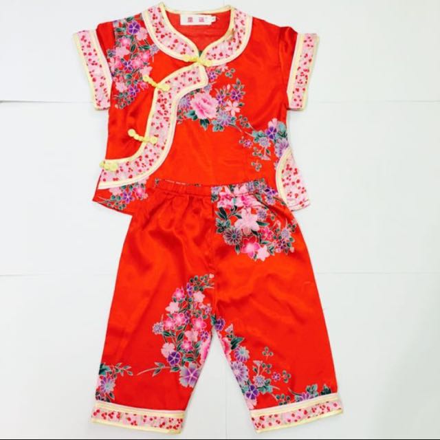 Chinese New Year Costume For Girls Babies Kids Girls Apparel On Carousell