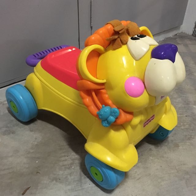 fisher price lion stride to ride