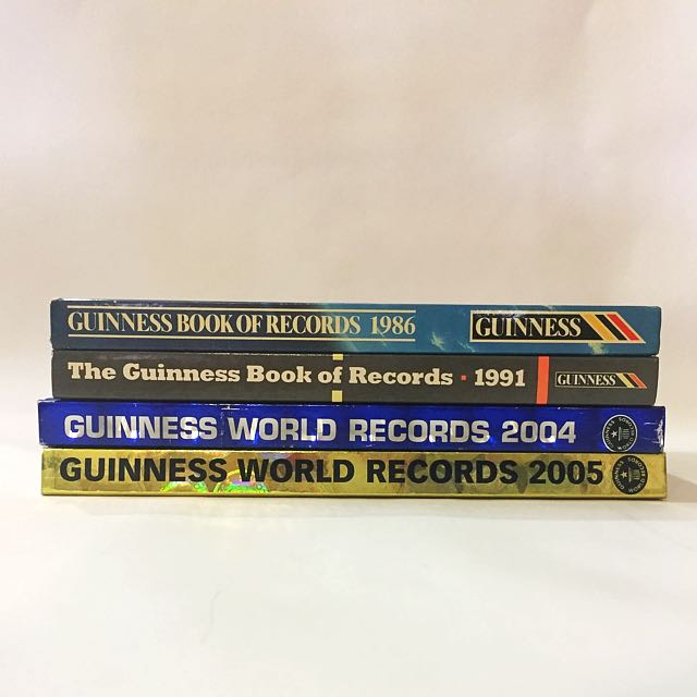 Guinness Book Of Records Collection, Hobbies & Toys, Books & Magazines ...