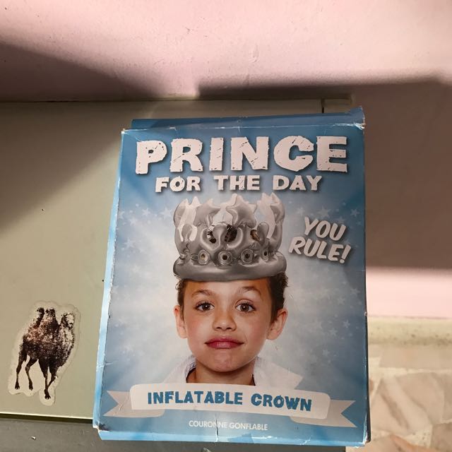 Prince For The Day Inflatable Crown