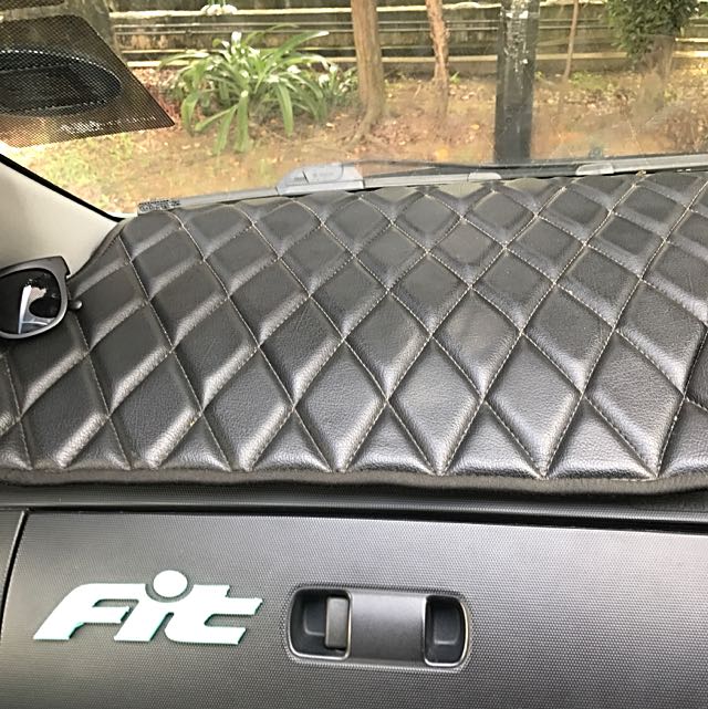 Leather Dashboard Cover For Honda Fit Jazz Car Accessories on