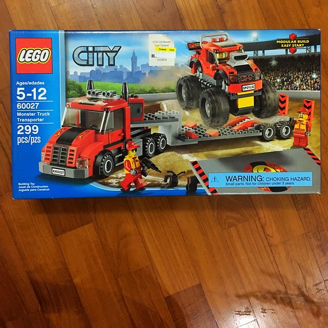 lego monster truck transporter