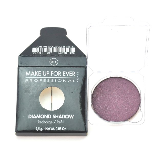 MAKE UP FOR EVER Diamond Eyeshadow Refill (Category: Makeup) located in Mandaluyong City. Submitted by saffron805 (Listing ID 81826364, Image 2). Description: TOFFEE #126 - 1 DIAMOND BURGUNDY #311 - 1 CAFE LATTE #164 - 1 What it is: A highly-blendable, gel-powder eye shadow and powder blush with vivid color payoff. What it does: Effortlessly create endless eye looks that range from beautifully natural to highly artistic with this unique eyeshadow
