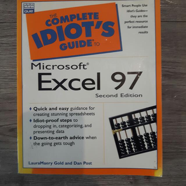 The Complete Idiot's Guide To Microsoft Excel 97, Hobbies & Toys, Books ...