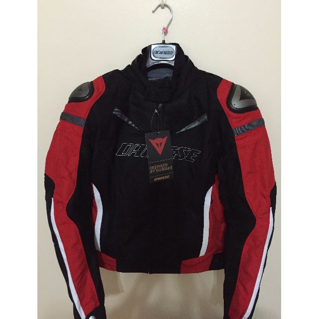 Brand New Dainese Super Speed D Dry jacket black red Sports