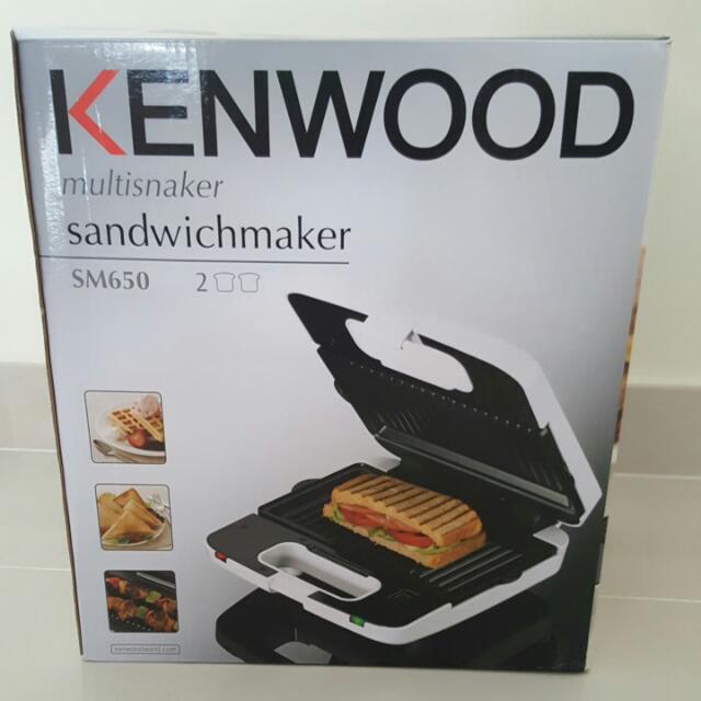 BRAND NEW Kenwood Multisnacker Sandwich Maker SM650