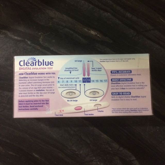 Clearblue Digital Ovulation Kit W Smiley Face, Babies & Kids, Maternity