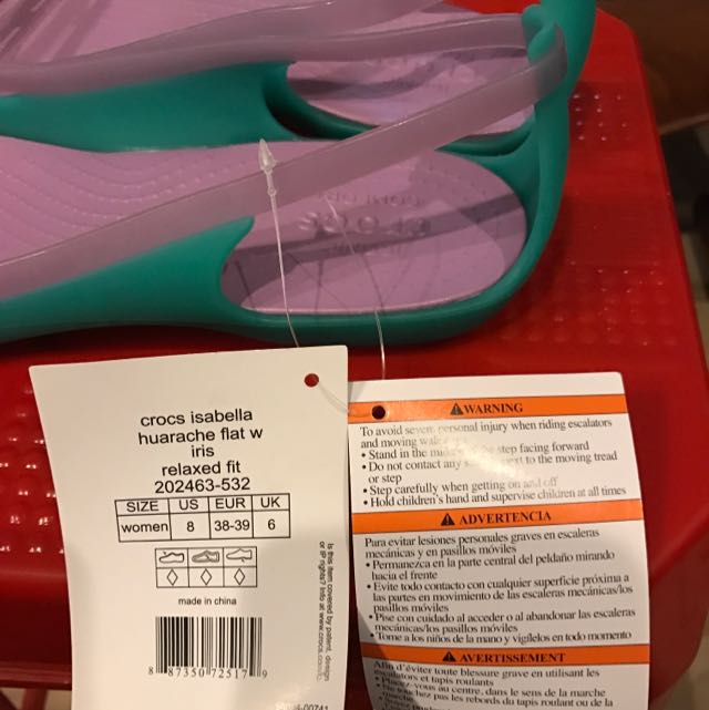 Crocs Women s Isabella Huarache Flat Jelly Sandal