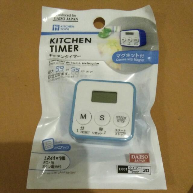 Daiso Japan) Kitchen Timer, Tv & Home Appliances, Kitchen Appliances, Other  Kitchen Appliances On Carousell