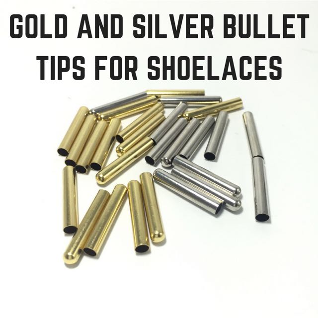 Gold tips for discount shoelaces