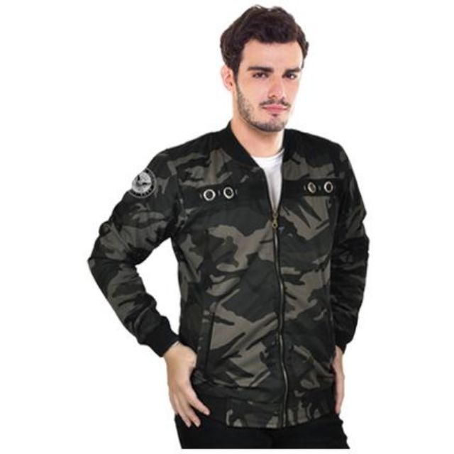 Jaket Army Pria Jaket Loreng Jaket Motif Tentara Jaket Murah