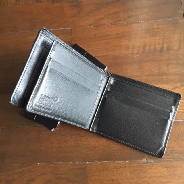 Montblanc Meisterst ck Wallet 6cc with 2 View Pockets USED 4810