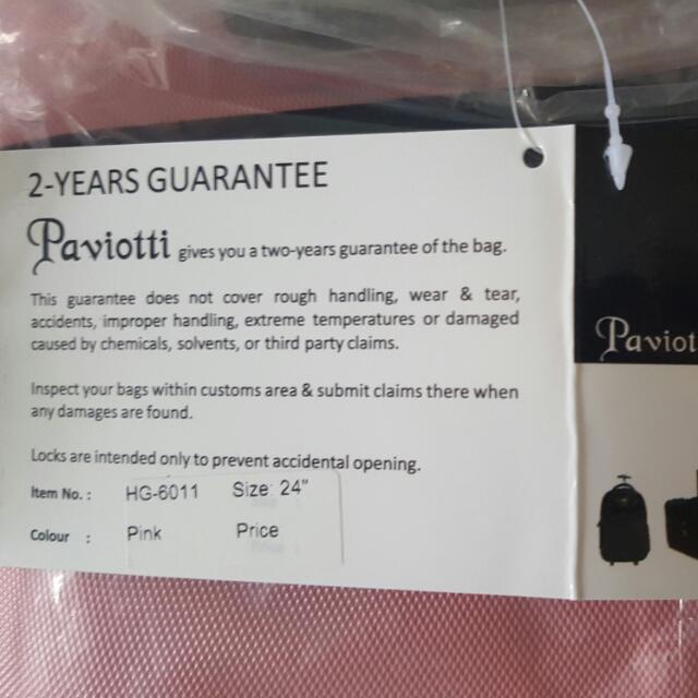 paviotti luggage price