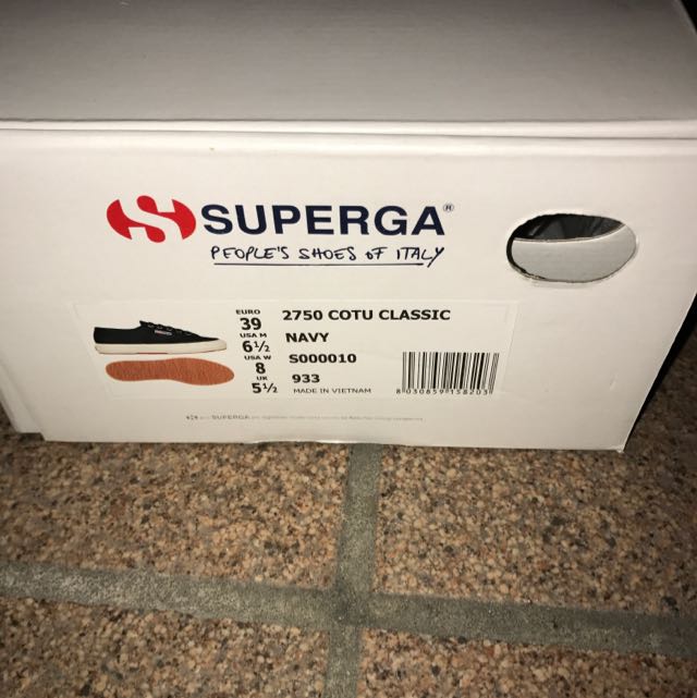 Superga shoe box store