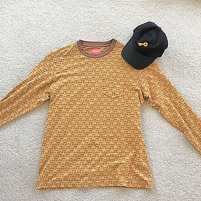 supreme i love you shirt