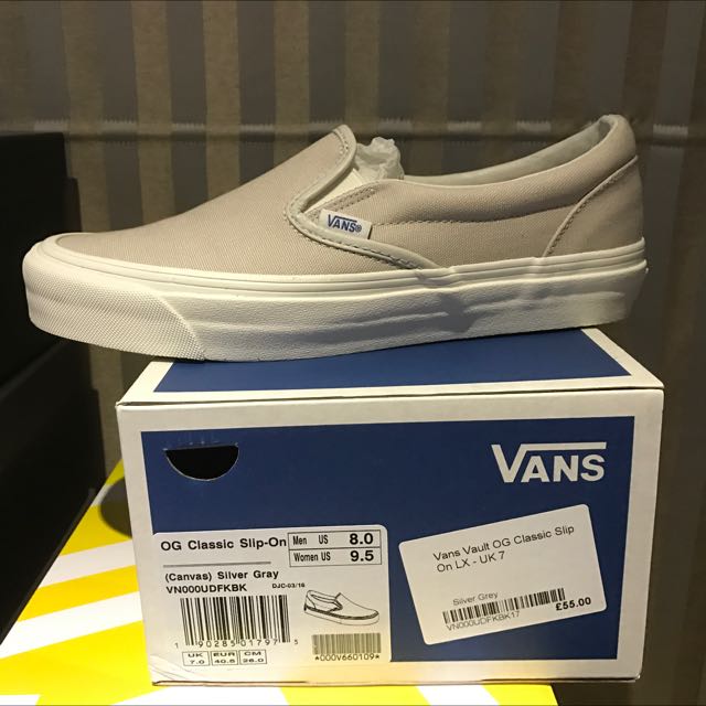 vans classic Silver