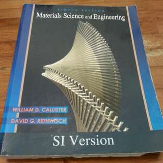 Materials Science And Engineering 8th Edn