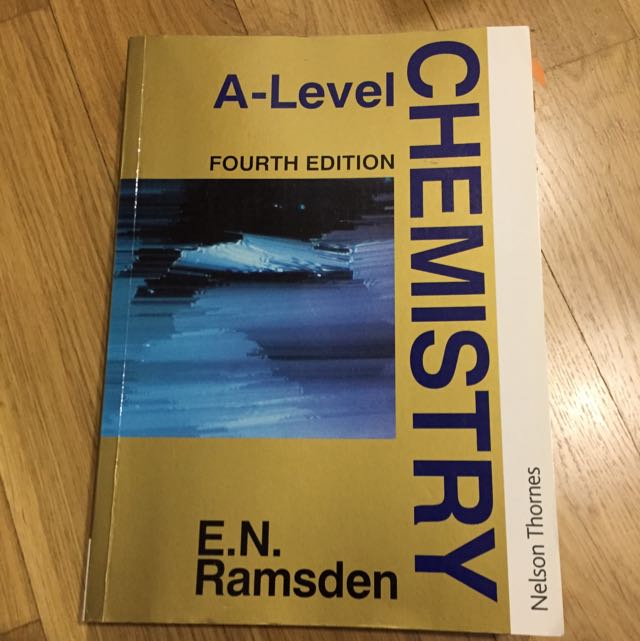 A Level Chemistry Textbook E N Ramsden Nelson Thornes 4th Edition Hobbies Toys Books Magazines Textbooks On Carousell