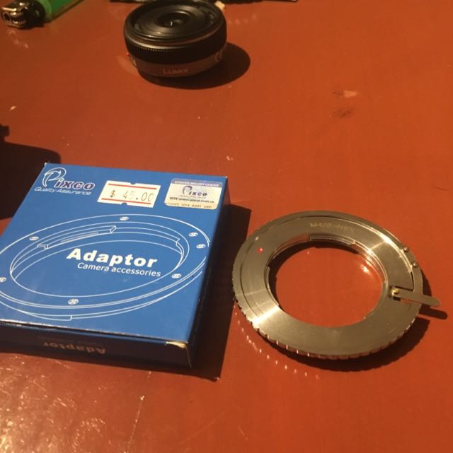 micro four thirds to e mount adapter