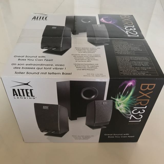 altec lansing bxr1321