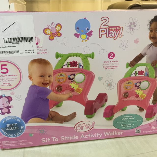 Bright starts sit to stride activity walker sales