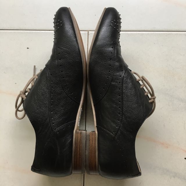 clarks platform oxfords