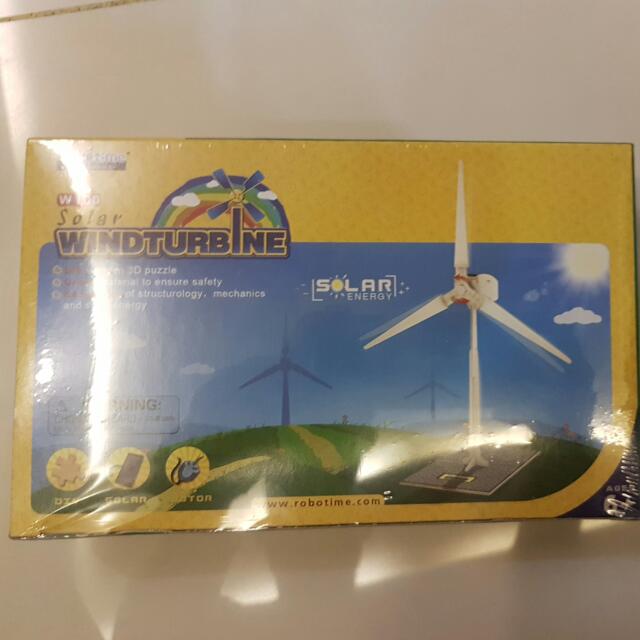 Robotime solar sales wind turbine