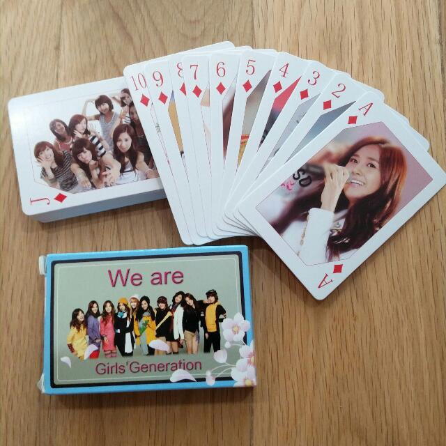 Girls Generation Poker Cards Super Junior Boys Over Flowers Entertainment K Wave On Carousell girls generation poker cards super
