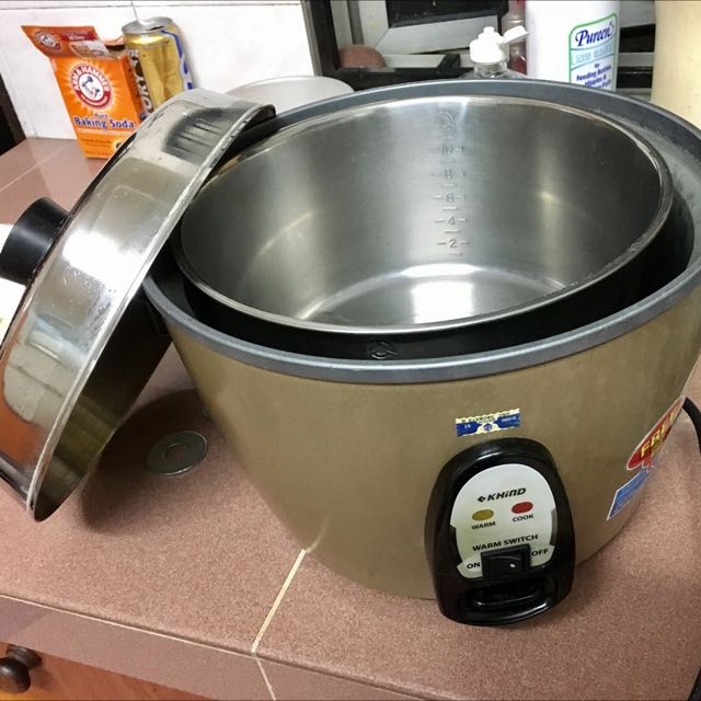 Khind Stainless Steel Rice Cooker, TV & Home Appliances, Kitchen