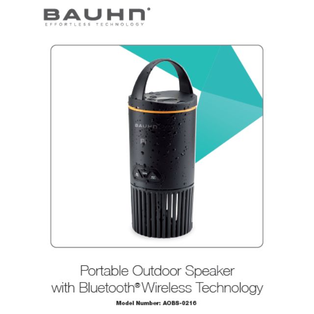 Bauhn outdoor speaker best sale with bluetooth technology