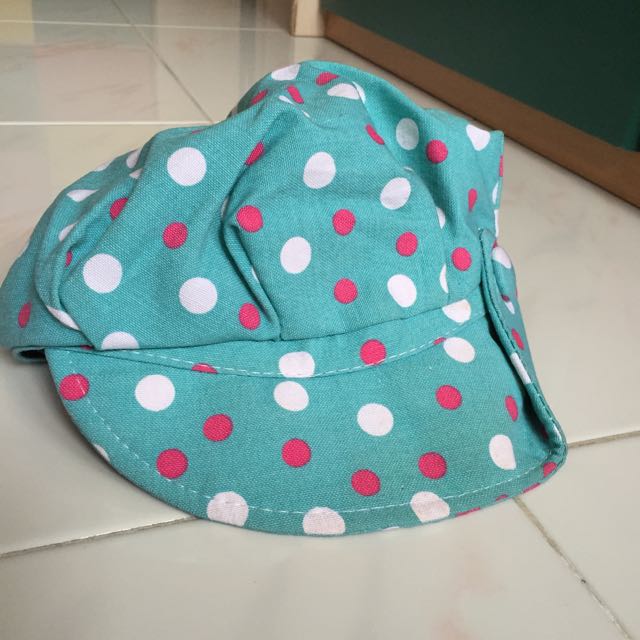 polka dot cycling cap