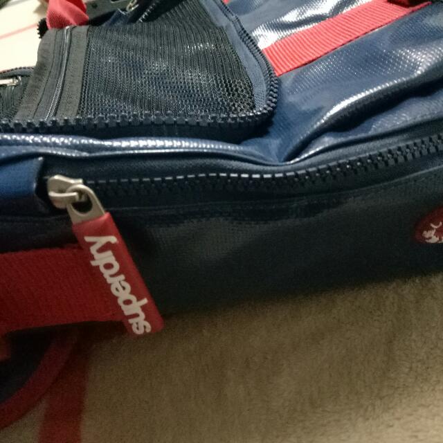 Superdry Gel Tarp Laptop/ Messenger Bag, Luxury, Bags & Wallets on