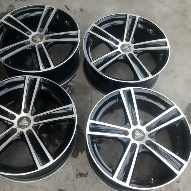 Velg Aja Auto Speed Ring 17 Pcd 114 Lobang 5 Kondisi Second 2nd Aksesoris Mobil Di Carousell