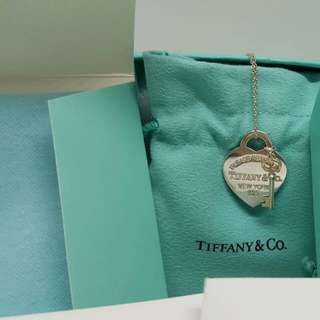 Tiffany&Co  愛心鑰匙925純銀項鍊