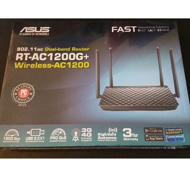 Asus Router AC-1200G+, Computers & Tech, Laptops & Notebooks on Carousell