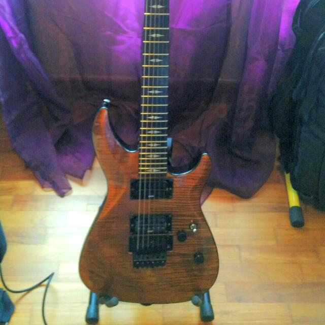 (PENDING) BC Rich Villain Plot Tiger Eye Finish. 2013-DISCONTINUED.MIK ...
