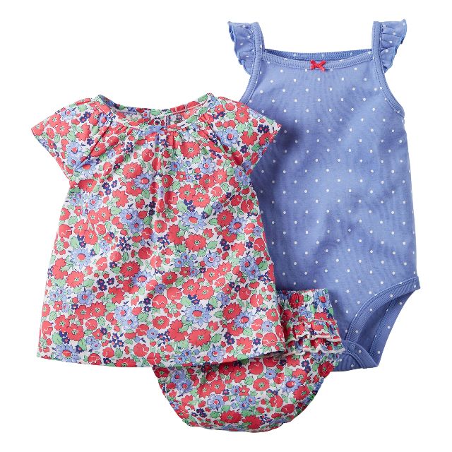 carters baby girl sleeveless bodysuits