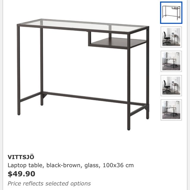 Brand new Ikea Vittsjo table / computer table / side table / console
