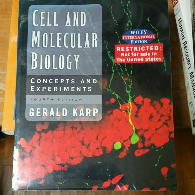 Cell And Molecular Biology 4th Edition Books Stationery Textbooks On Carousell