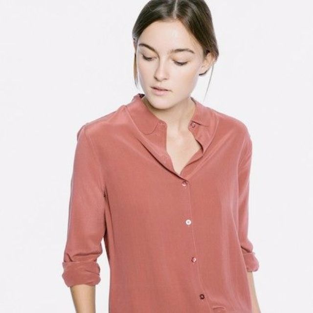 everlane silk tee
