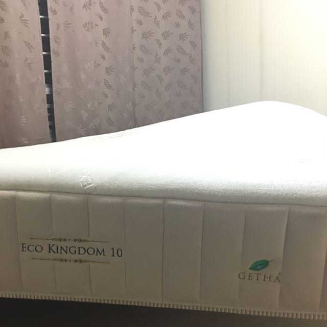 Getha Eco Kingdom 10 Natural Latex Mattress Queen Size With Solid Wood Frame Furniture Beds Mattresses On Carousell