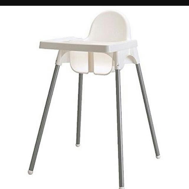 Ikea ANTILOP High Chair With Tray, Babies & Kids, Nursing & Feeding